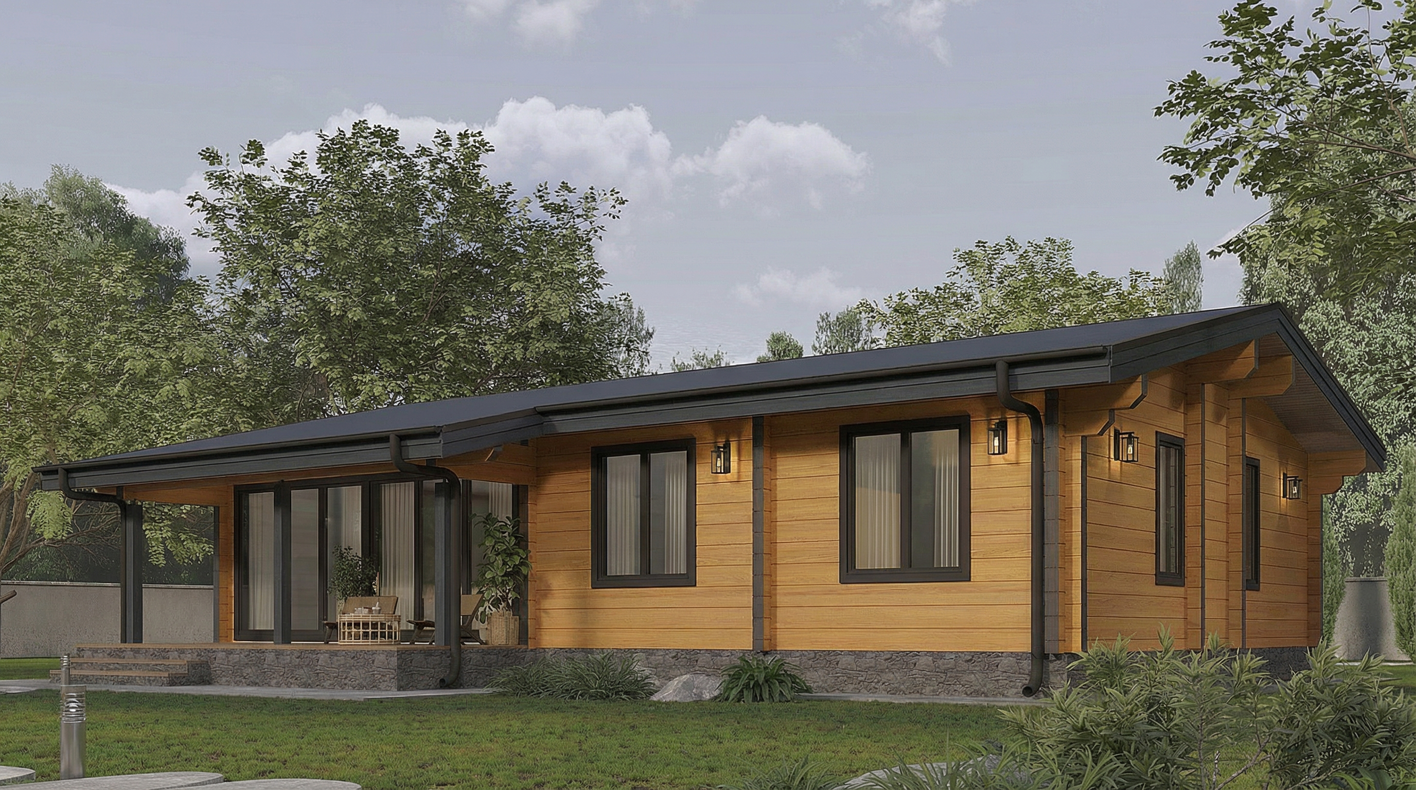 Дом из клееного бруса VZ-415